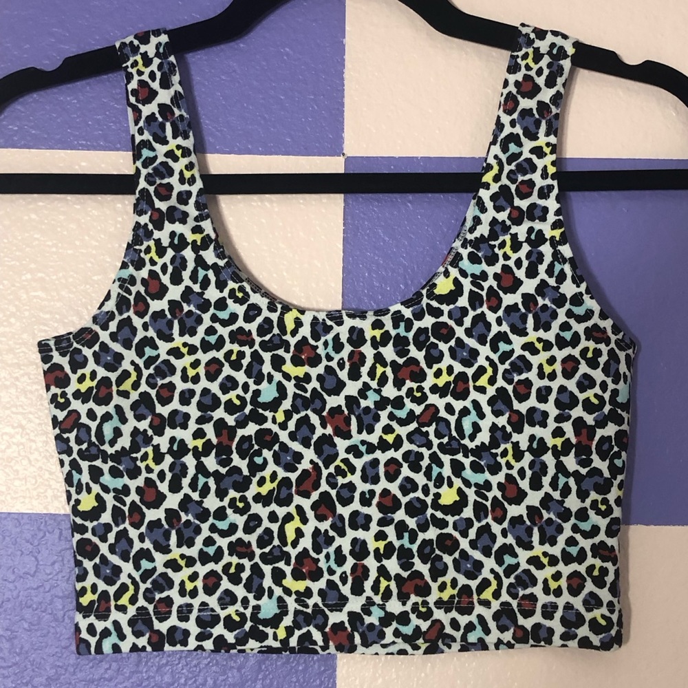 NWOT American Apparel Rainbow Lynx Cropped Tank - Size S BUNDLE FOR DISCOUNT